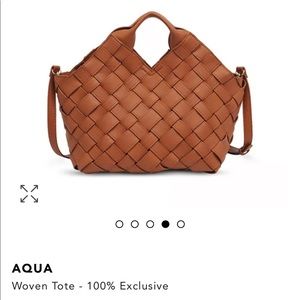 Aqua Woven Tote